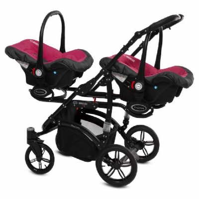 TWINNI Premium 2w1 Czarny Stelaż